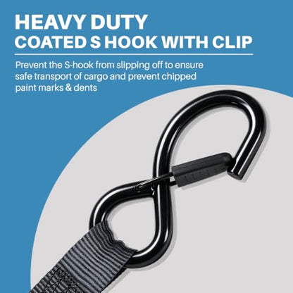 Retractable Transom Tie Down 1"×7' 2pack