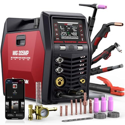 MIG Welder with Plasma Cutter Aluminum Welding Machine
