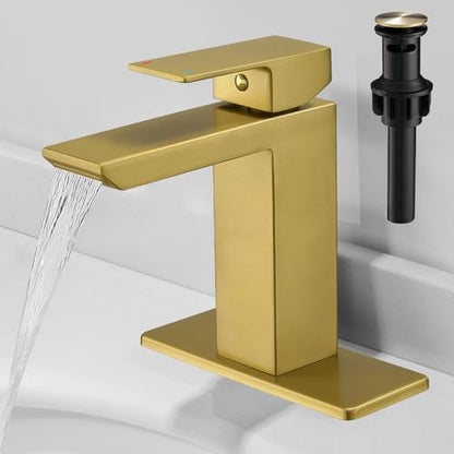 Bathroom Faucets 1 & 3 Hole Vanity Faucet with Drain