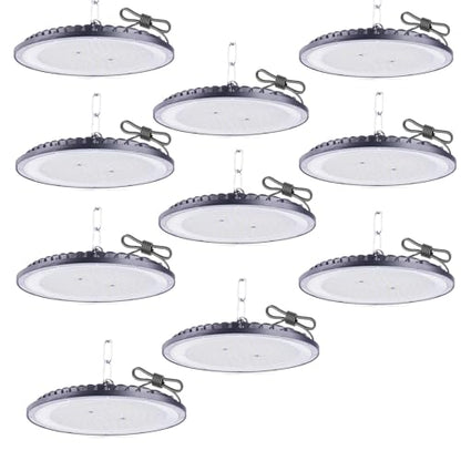10pcs 300W UFO LED High Bay Light with US Standard Plug