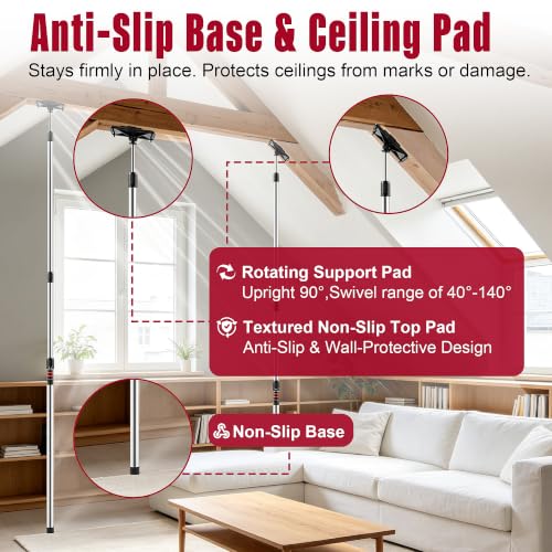 Dust Barrier Poles System with Zipper Door for Construction
