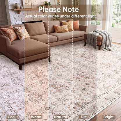 4x6 Area Rugs (Pink / 4' x 6' (Rectangular))