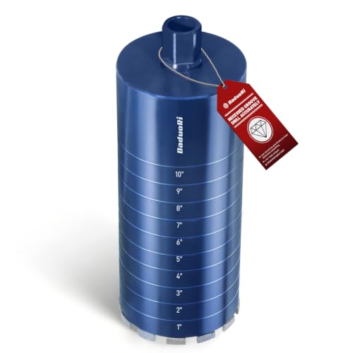 6" Core Drill Bit with Etched Depth Scale (6 Inch)