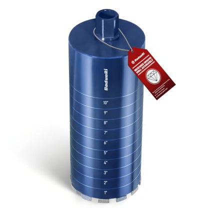 6" Core Drill Bit with Etched Depth Scale (6 Inch)