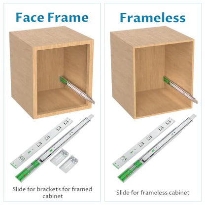 Adjustable Soft Close Drawer Slides