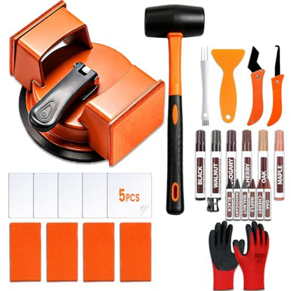 Floor Gap Fixer Tool Double 90° Suction Cup Repair Kit with Markers