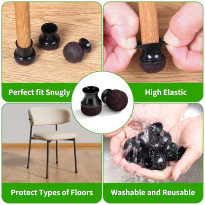 Felt Thickened Wall Chair Leg Caps