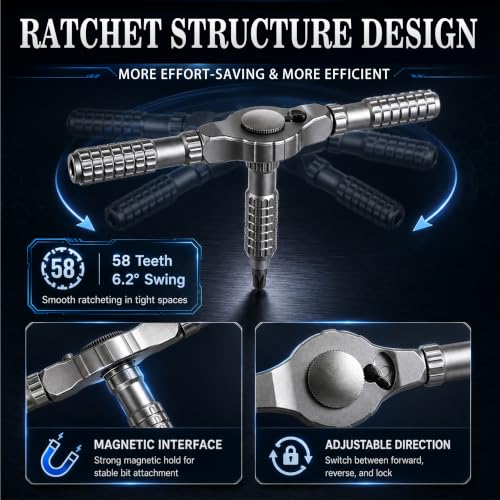 Precision Ratchet Screwdriver Set