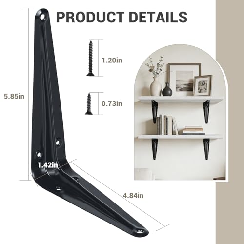 Heavy Duty Metal Floating Shelf Brackets