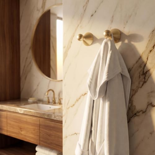 1 Pack Solid Brass Brushed Cabinet Hook Drawer Pull Knob YZ