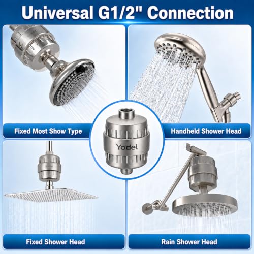 Shower Head Filter with 6 Replacement