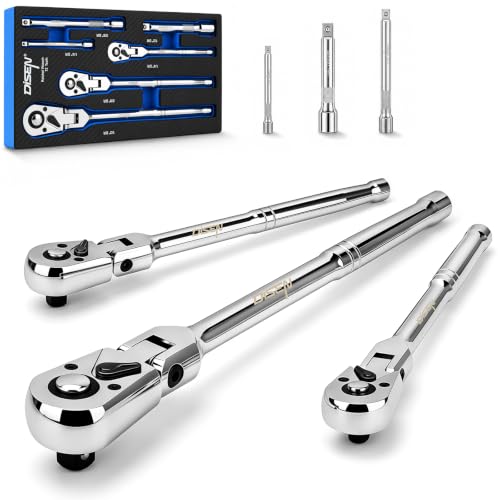 Flex Head Ratchet Wrench Set
