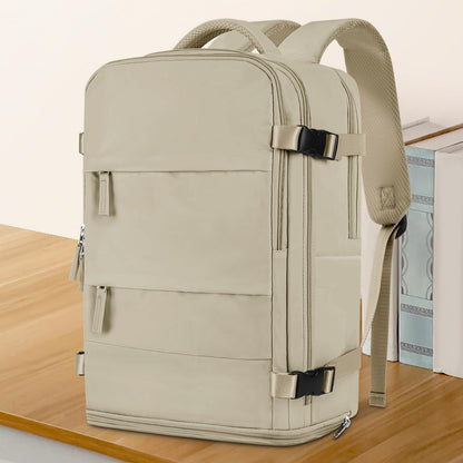 Travel Backpack For Women Men (Khaki / 25 liters)