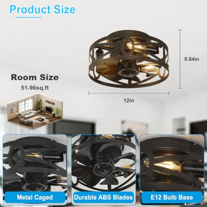 Flush Mount Ceiling Fan