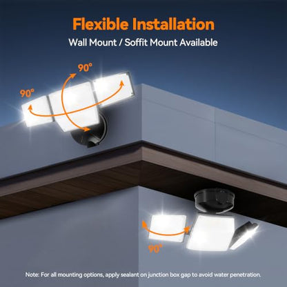 85W 10000LM Switch Controlled LED Security Lights