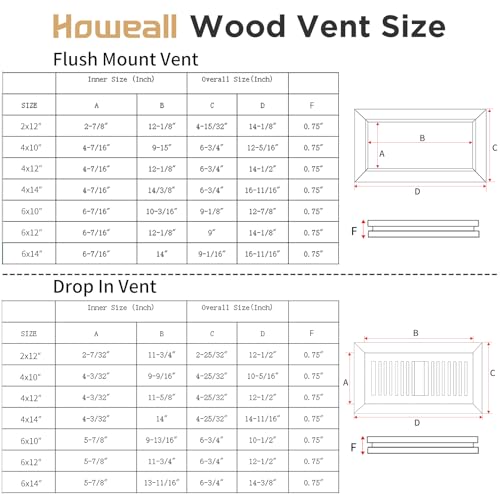 Oak Floor Register