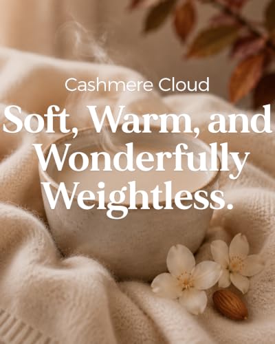 Cashmere Vanilla Fall Scented Candle for Home (Large Jar / Cashmere Vanilla)