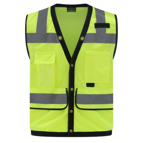Safety Vest High Visibility Reflective Vest for Outdoor Work