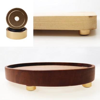 4‑Pcs Brass Cutting Board Feet