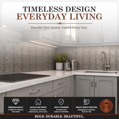 Charleston Decorative Kitchen Backsplash Kit
