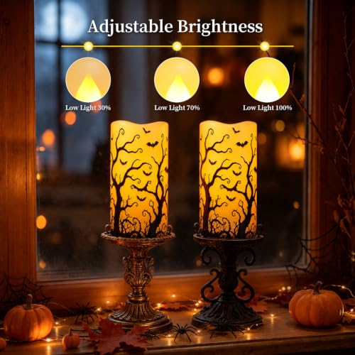 Halloween Flameless Candles