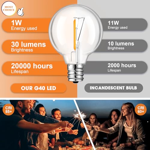 G40 Outdoor Light Bulbs