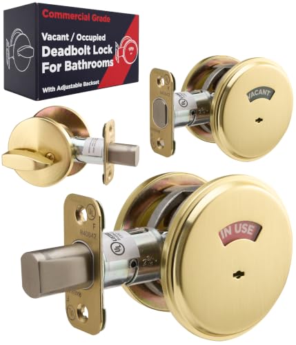 Commercial Grade Vacant Occupied Bathroom Lock Deadbolt for Restaurants