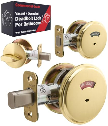 Commercial Grade Vacant Occupied Bathroom Lock Deadbolt for Restaurants