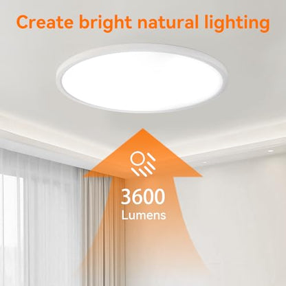 15.8inch Dimmable LED Flush Mount Ceiling Light