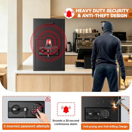Depository Safe Drop Box with Slot