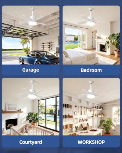 Socket Fan Light with Remote