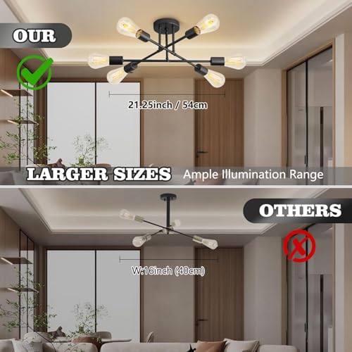 Semi Flush Mount Ceiling Light Fixture