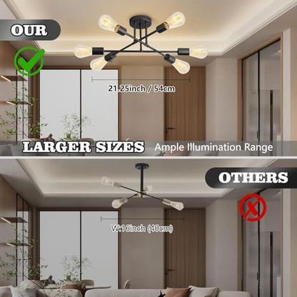 Semi Flush Mount Ceiling Light Fixture