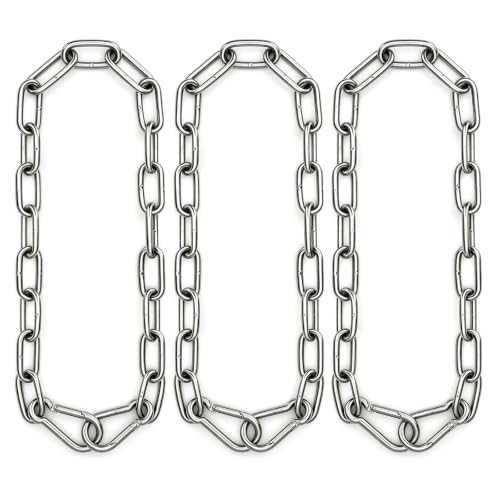 Stainless Steel Gate Chain with Carabiners