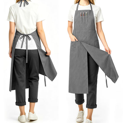 Pottery Apron Split Leg (Grey)