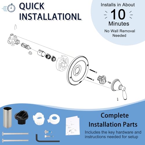 Shower Valve Trim Kit Compatible with Moen Brantford Posi