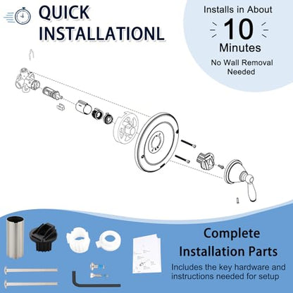 Shower Valve Trim Kit Compatible with Moen Brantford Posi