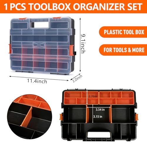 3 Pack Parts Tool Box Organizers