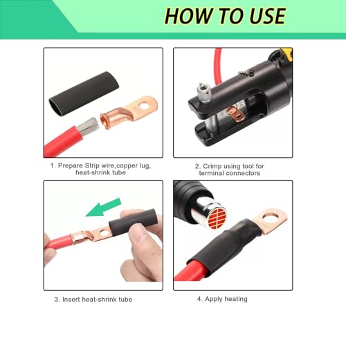 30 Pcs Copper Wire Ring Terminals