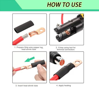 30 Pcs Copper Wire Ring Terminals