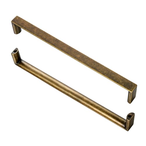 10 Pack Cabinet Pulls Brass Drawer Handles for Kitchen Cabinets