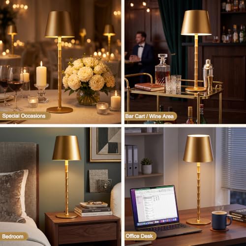 2 Pcs 14.5" Luxury Gold Bamboo Floor Lamp Metal Bamboo