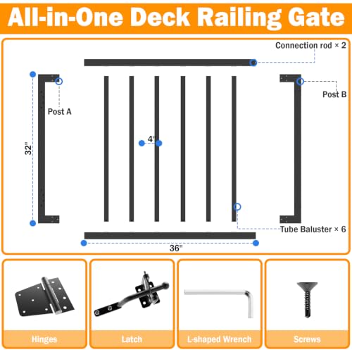 Aluminum Deck Gate