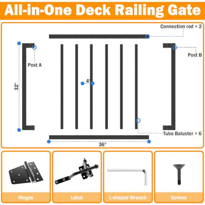 Aluminum Deck Gate