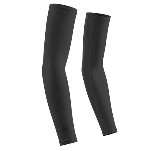 UV Protection Arm Sleeves with Inner Arm Mesh Panel (Black)