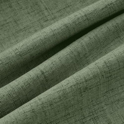 100% Blackout Linen Curtains 2 Panels Set for Bedroom Solid Luxury Decor Thermal Insulation Room Darkening Back Tab Rod Pocket Drapes for Living Room Nursery