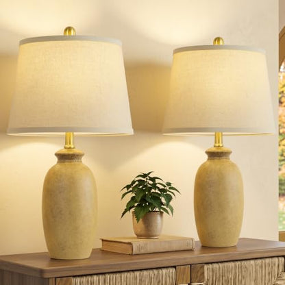 Ceramic Table Lamps Set of 2