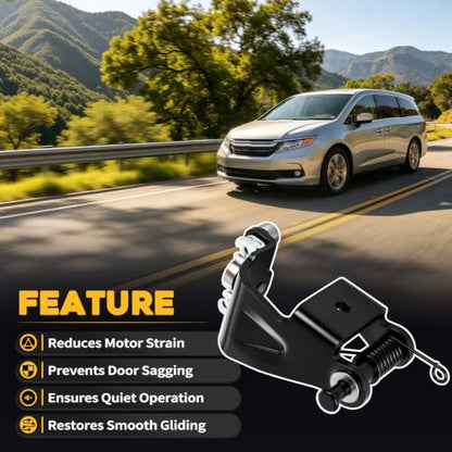 Sliding Door Roller with Metal Bearing & Cable Kit Power Slide Door Hinge Fit for Honda Odyssey EX EX
