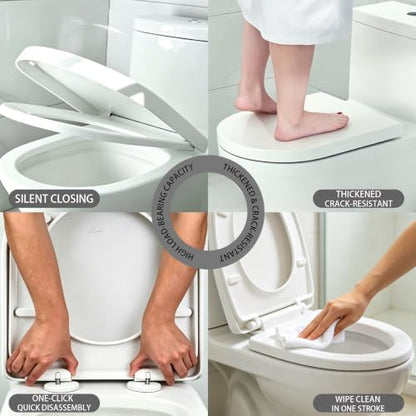 Toilet Seat with Built