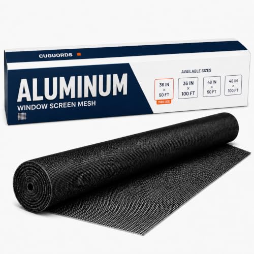 48In x 100Ft Aluminum Window Screen Mesh